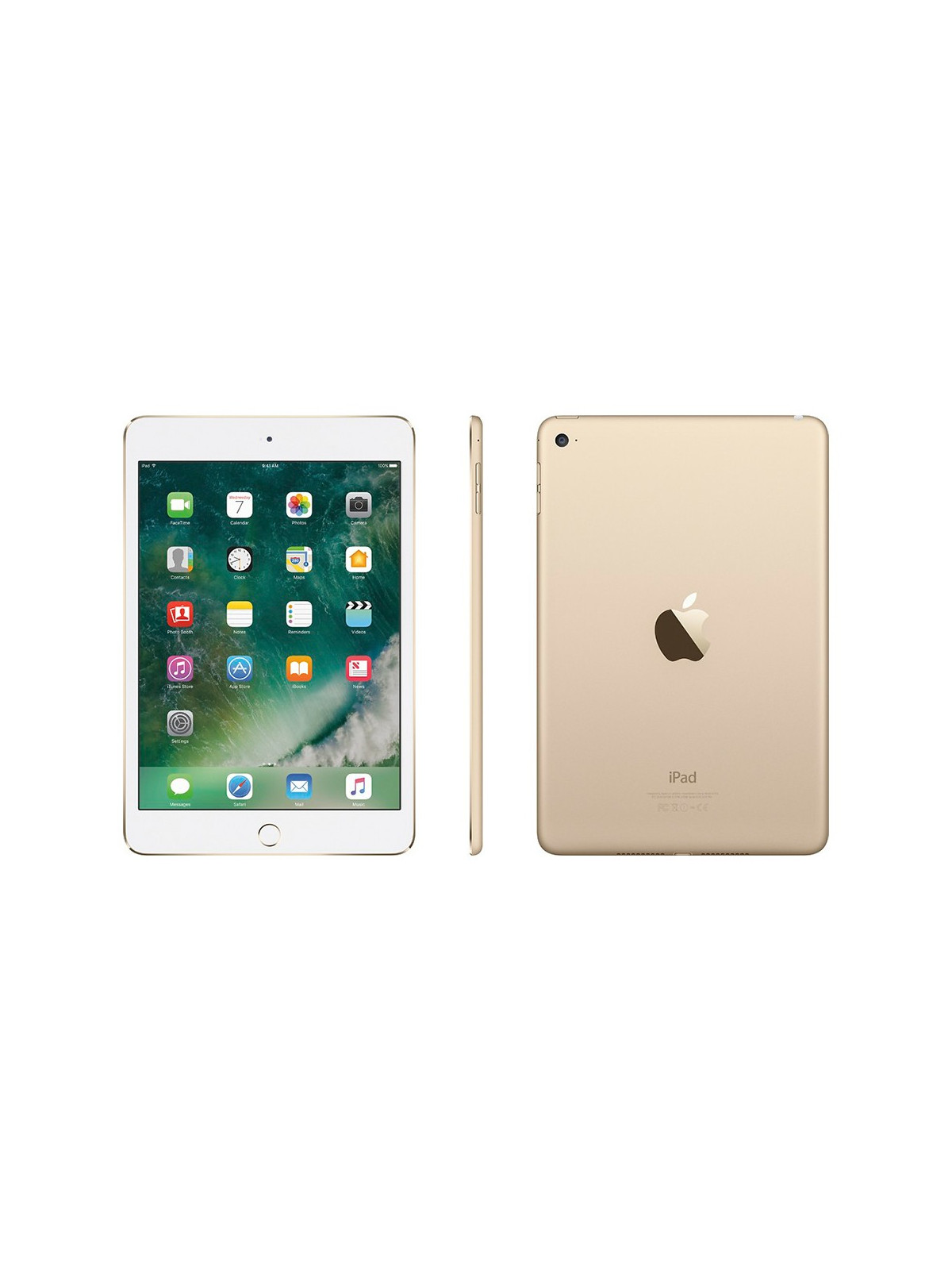 Apple - iPad mini 4 Gold