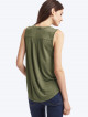 Drapey split-neck tank