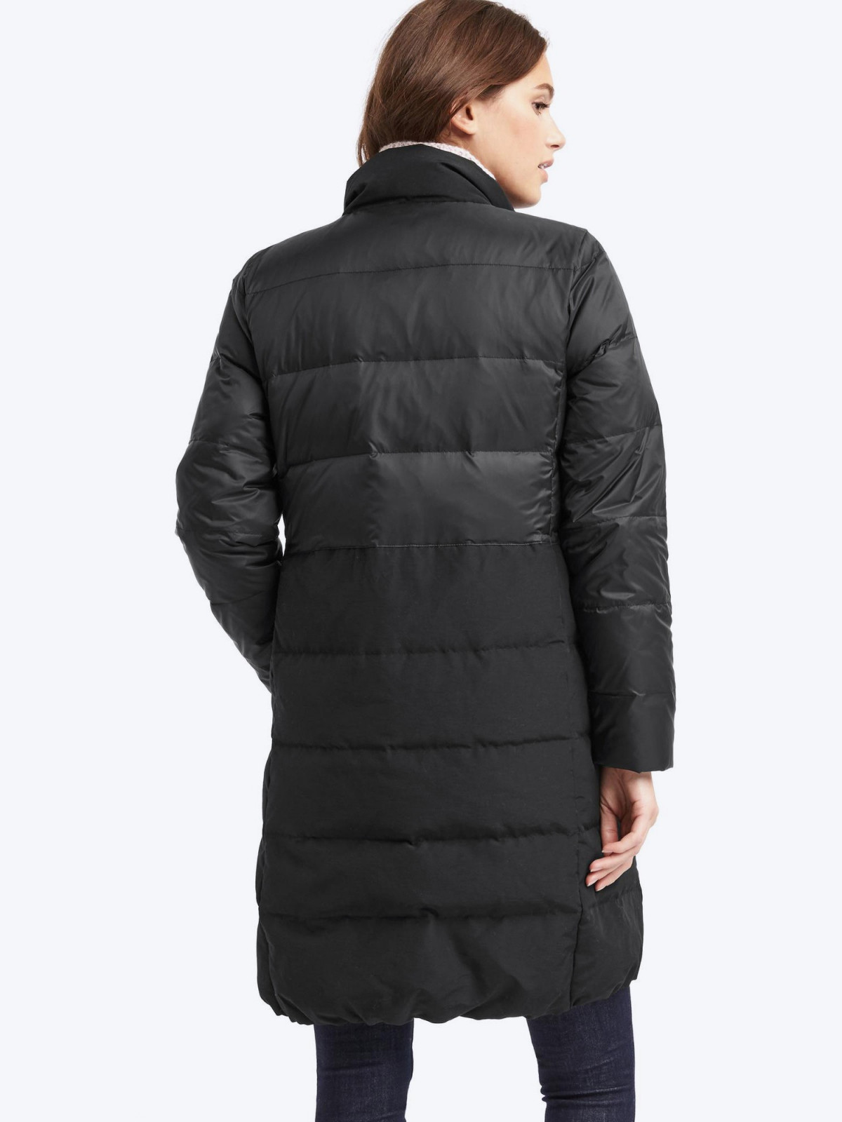 Long down puffer coat