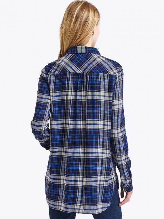 Soft plaid tunic